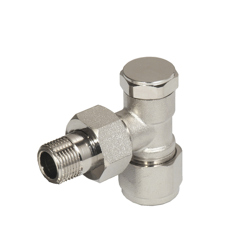 Nickel Plated Temperature Control Thermostatic Brass Radiator Valve