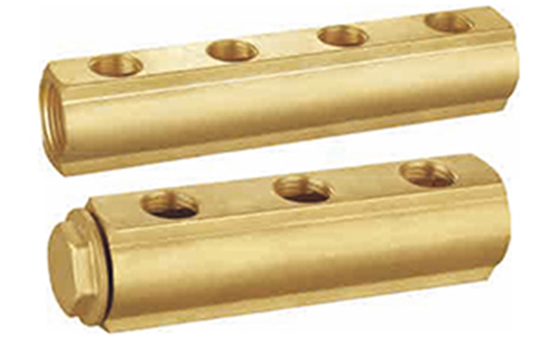 Quality Quarantee 2-12ways  Forged Brass Manifold Bar with CE certification