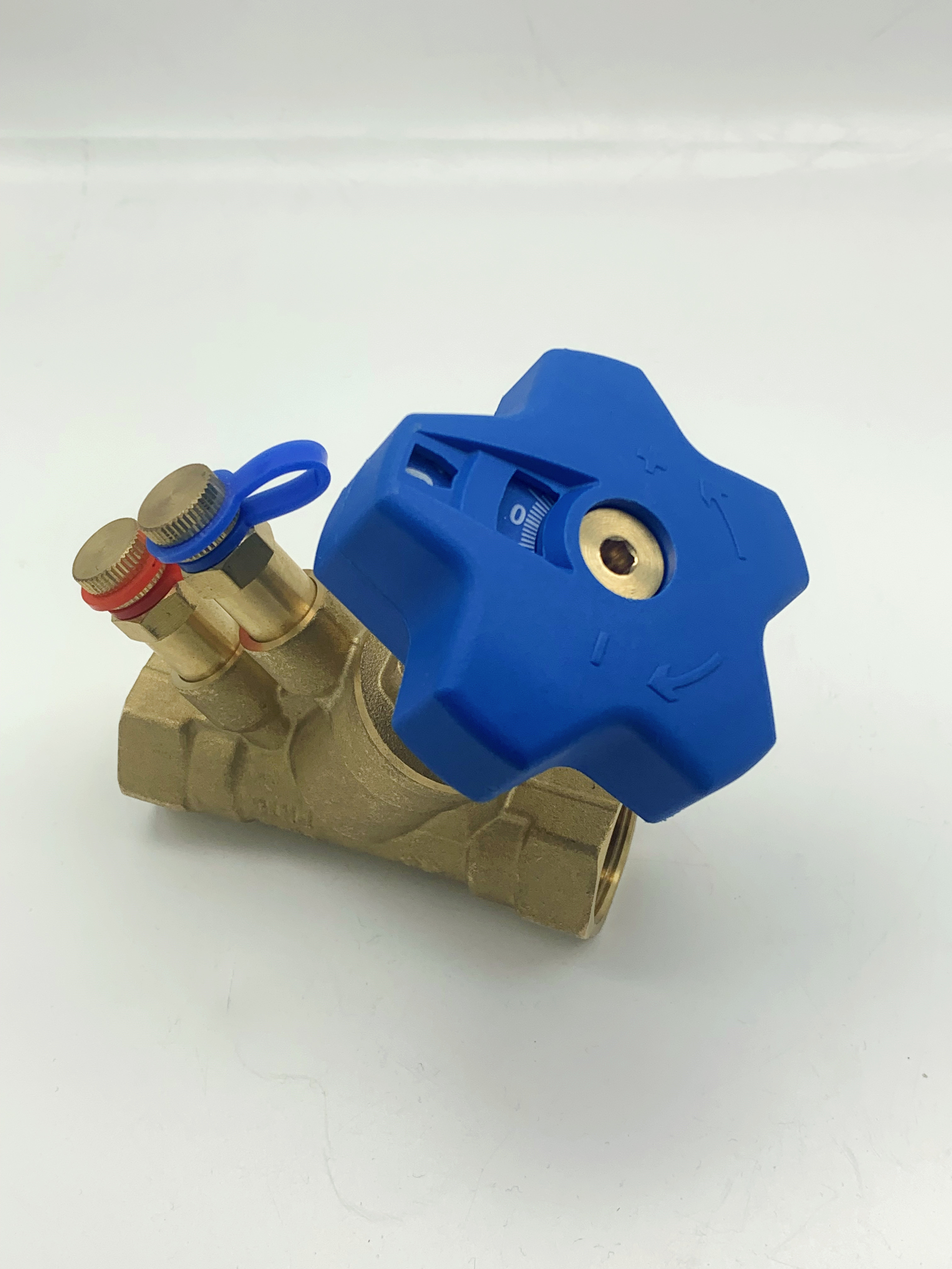 Blue Handle Static Balance Valve with CE Certification