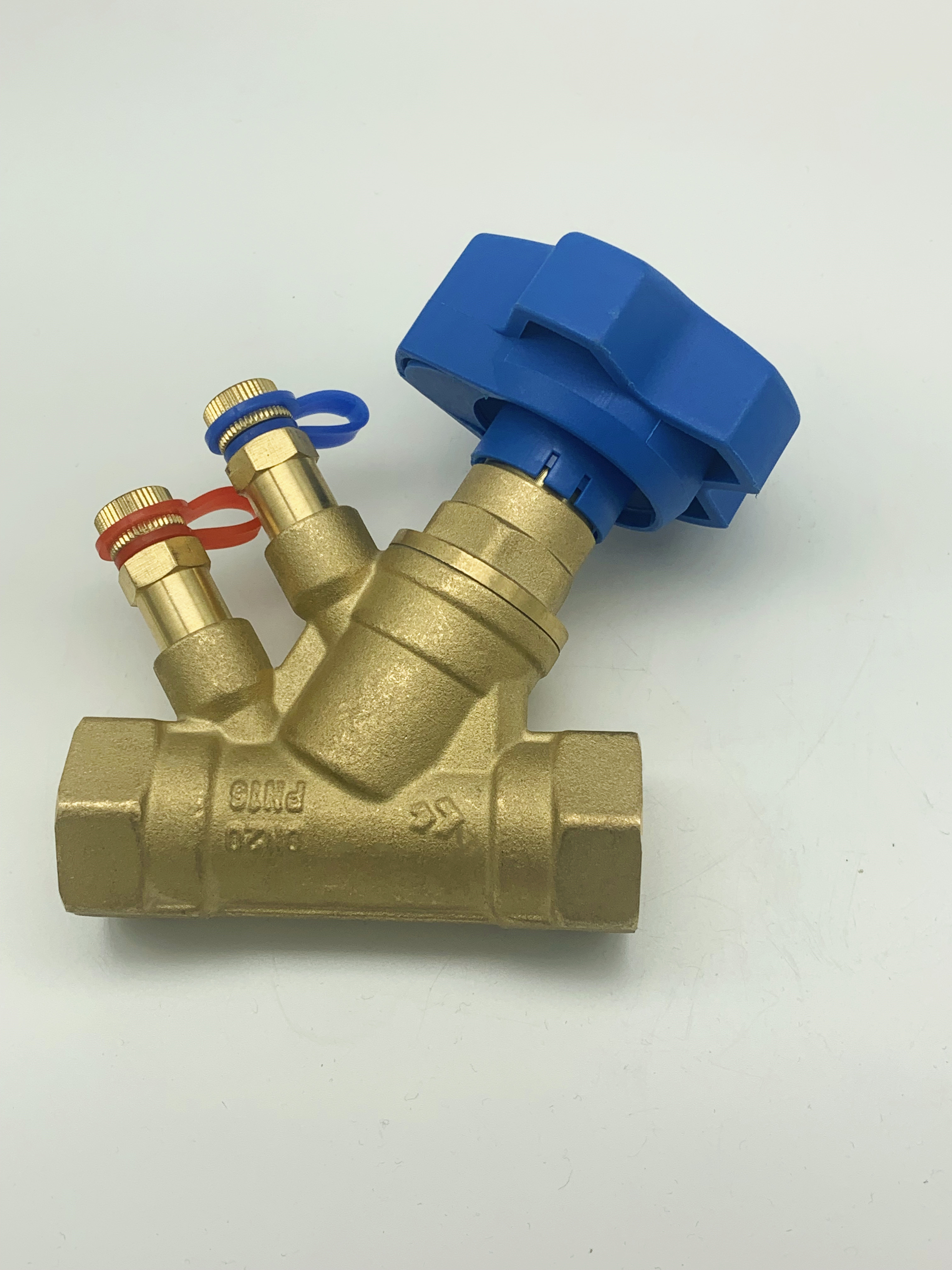 Blue Handle Static Balance Valve with CE Certification