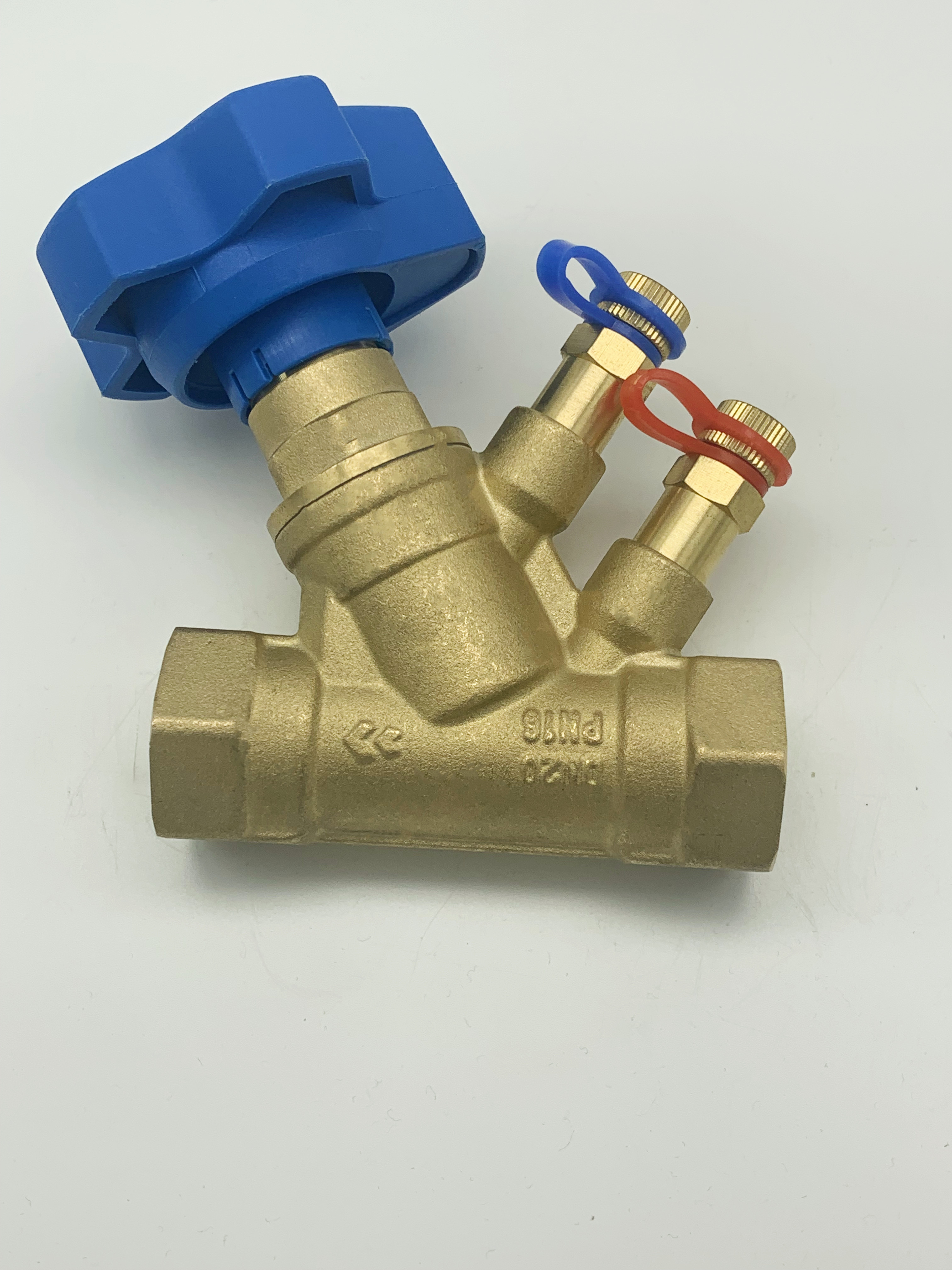 Blue Handle Static Balance Valve with CE Certification